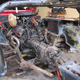 Seeing how the Renault Alpine GTA rear components fit inside the DMC-12 body using the cut-up test shell.